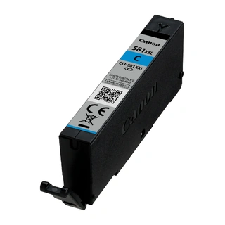 Bläckpatron Cyan CLI-581XXL. 296 sid.